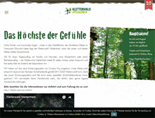 Tablet Screenshot of kletterwald.net